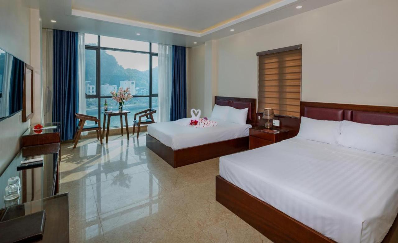 Aroma Cat Ba Sea View Hotel Chan Chau ภายนอก รูปภาพ