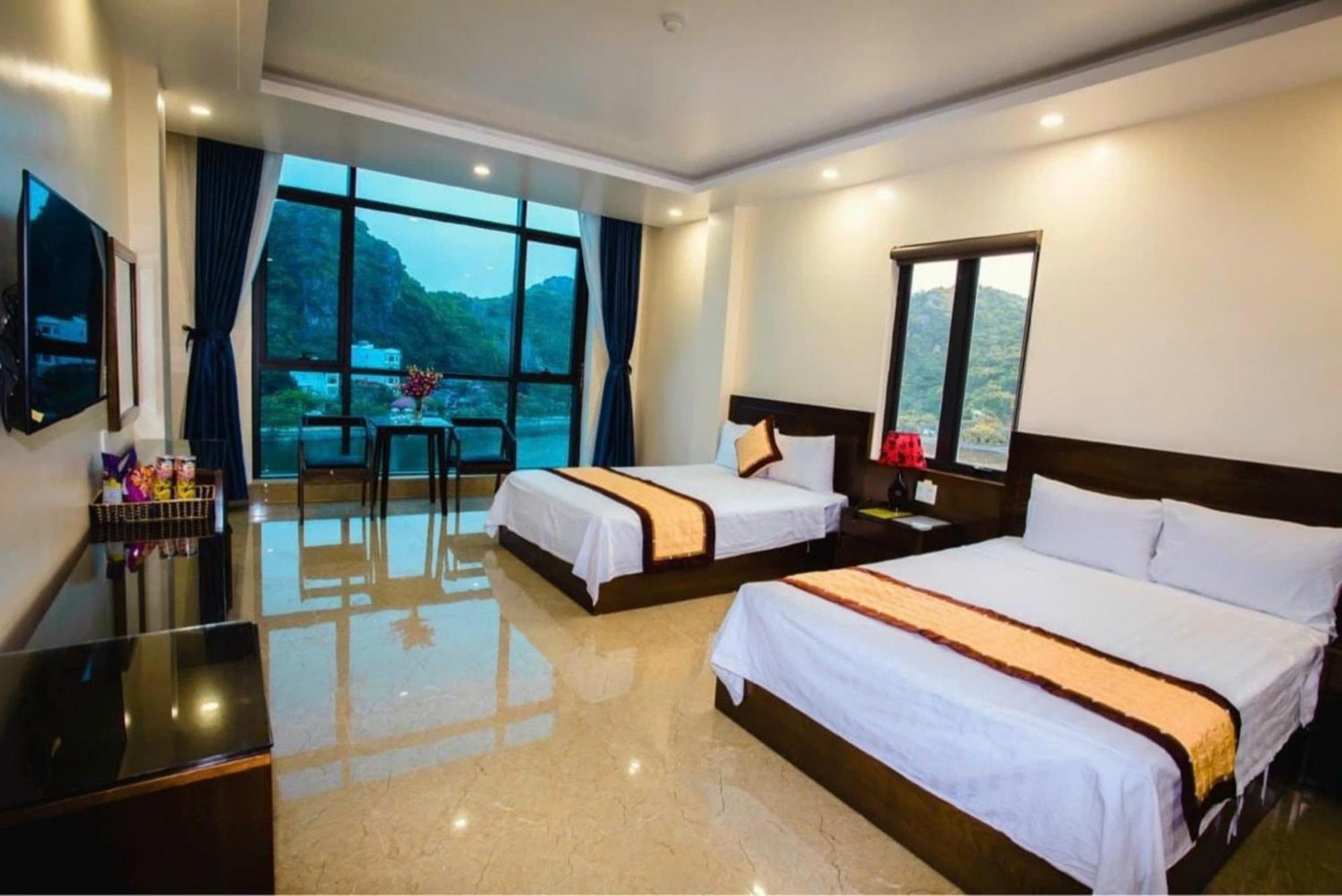 Aroma Cat Ba Sea View Hotel Chan Chau ภายนอก รูปภาพ