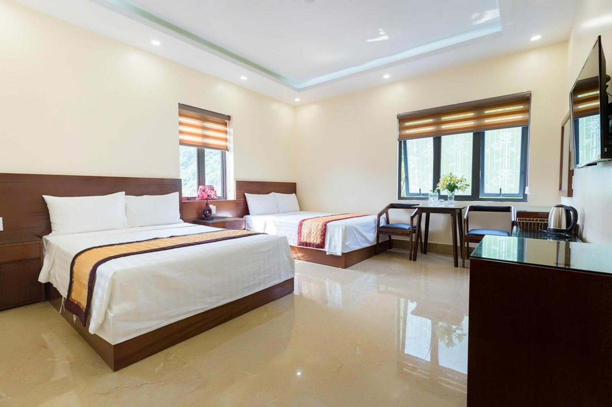Aroma Cat Ba Sea View Hotel Chan Chau ห้อง รูปภาพ