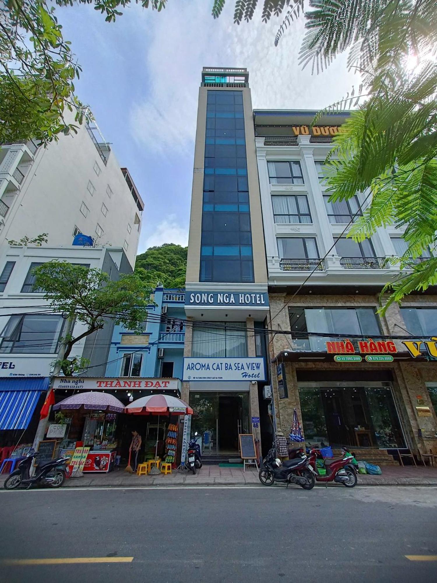 Aroma Cat Ba Sea View Hotel Chan Chau ภายนอก รูปภาพ